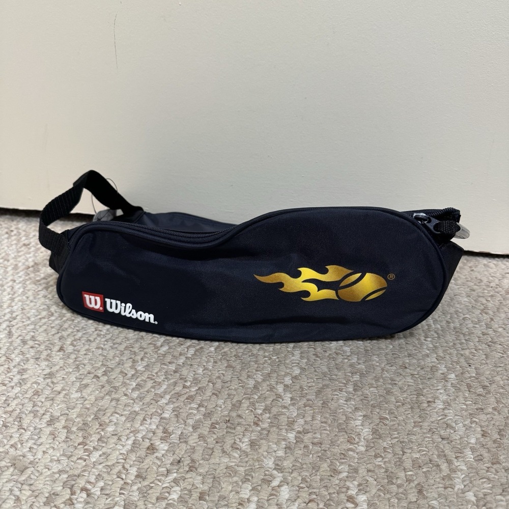 Wilson Tennis Shoe Bag U.S. Open FireBall Logo USTA Blue - NWT - Picture 2 of 7